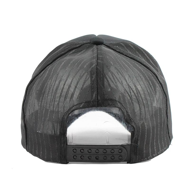 [FLB] Hip Hop Black leopard Print Curved Baseball Caps Summer Mesh Snapback Hats  casquette Trucker