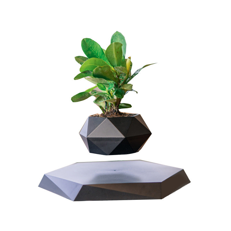 Online Celebrity Intelligent Product Magnetic Levitation Creative Fashion Decoration Agent Magnetic Levitation Potted Plants