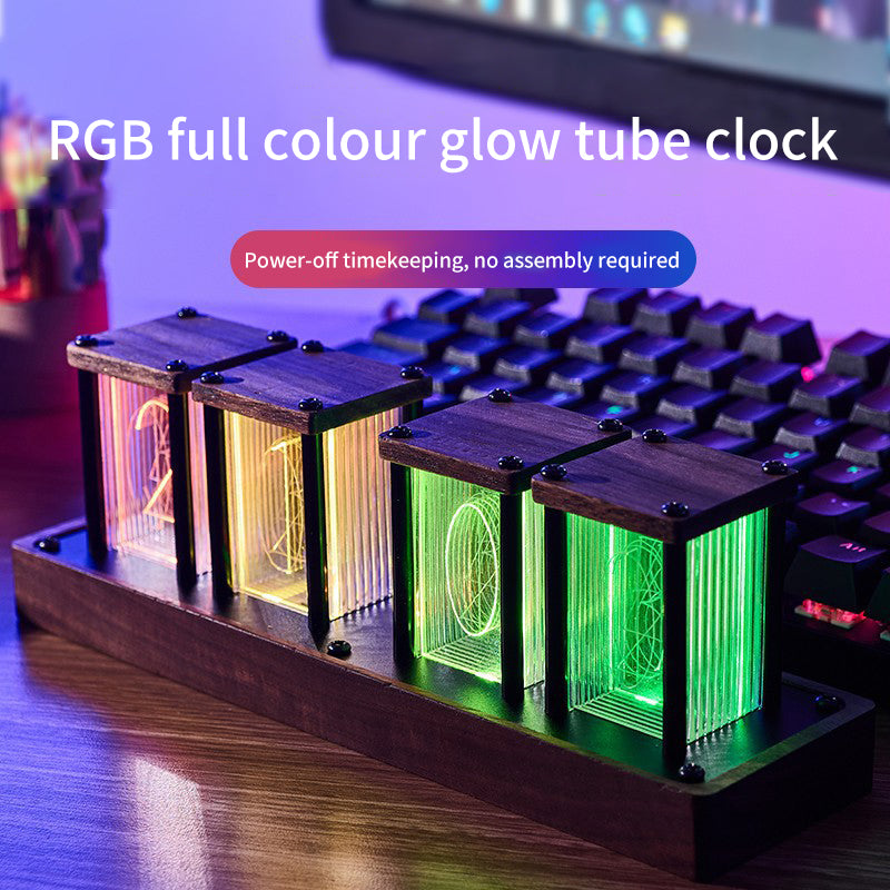 The Proposed Glow Tube Clock Creative Electronic Alarm Clock